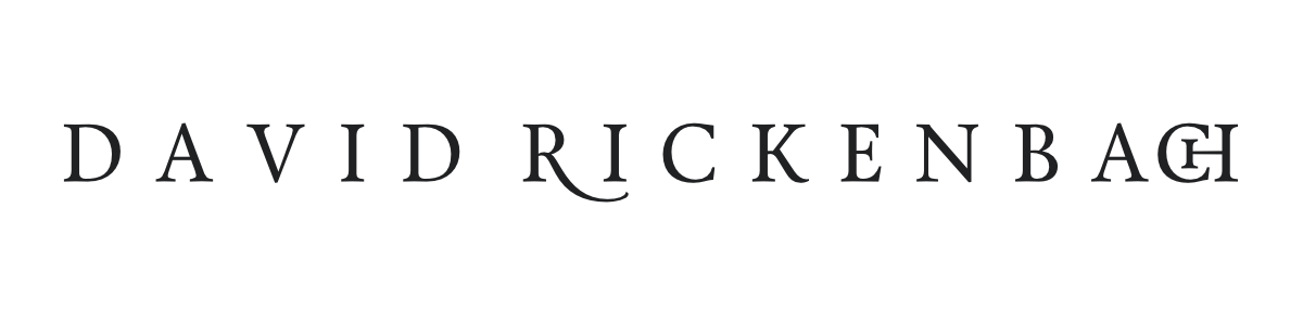 Wortmarke David Rickenbach in Soft Black